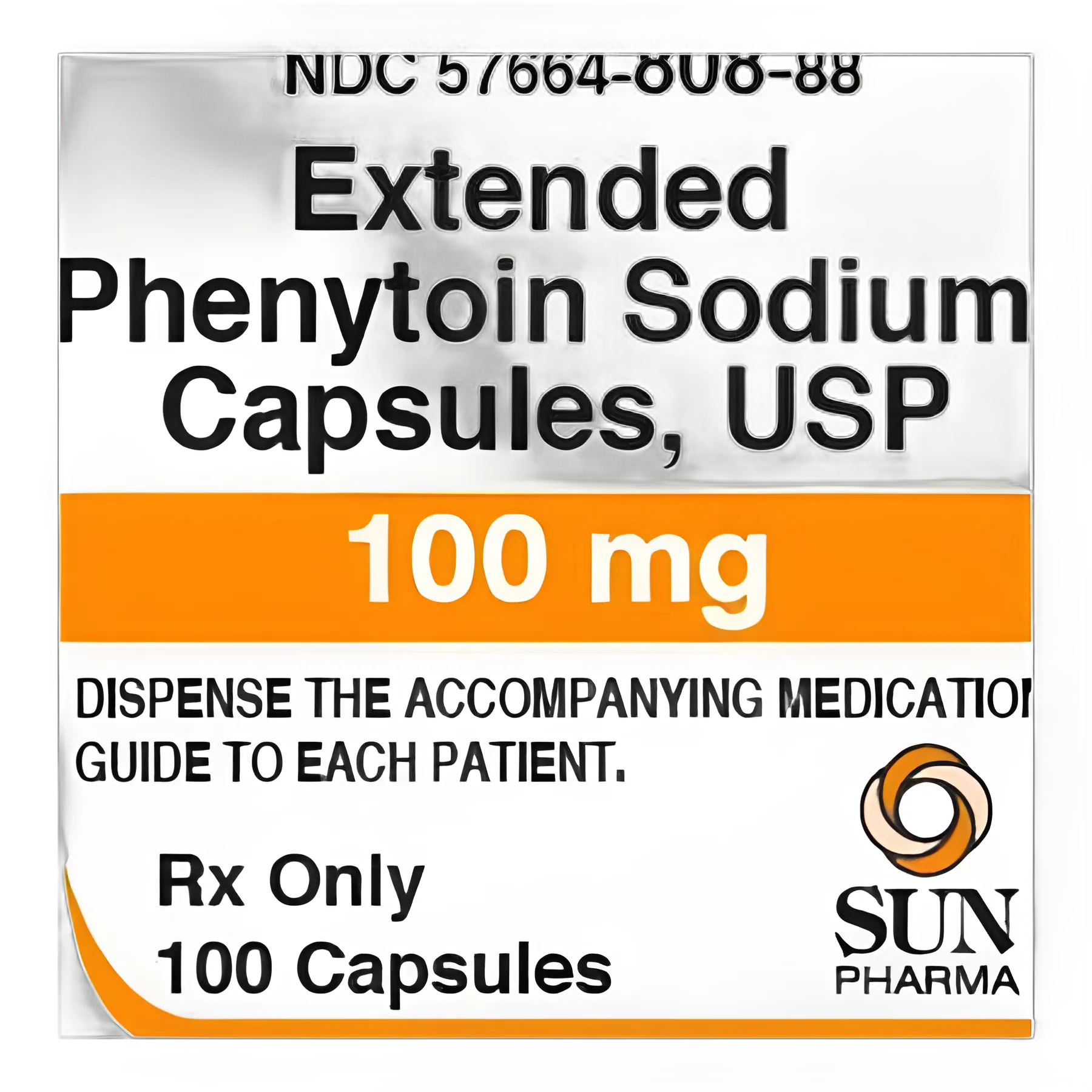 Extended Phenytoin Sodium 100 mg Capsules - Sun Pharma