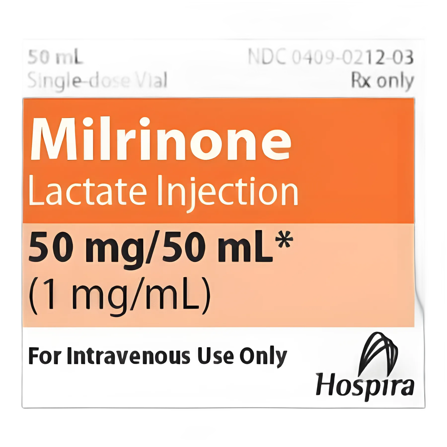 Milrinone Lactate Injection 1 mg/mL, 50 mL Vial - Preservative-Free Cardiotonic Agent by Pfizer