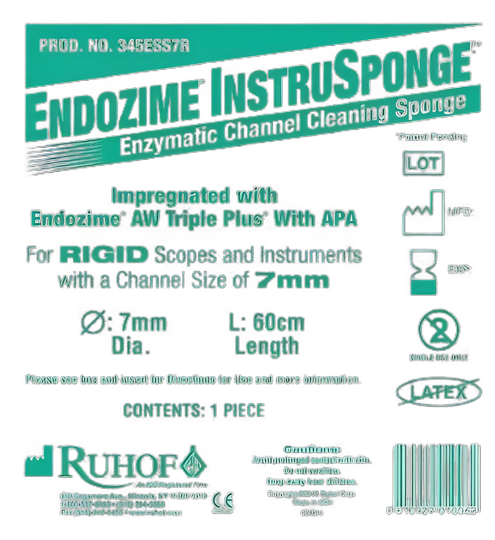 Instrument Cleaning Sponge Endozime® Instrusponge™ - 345ESS7R