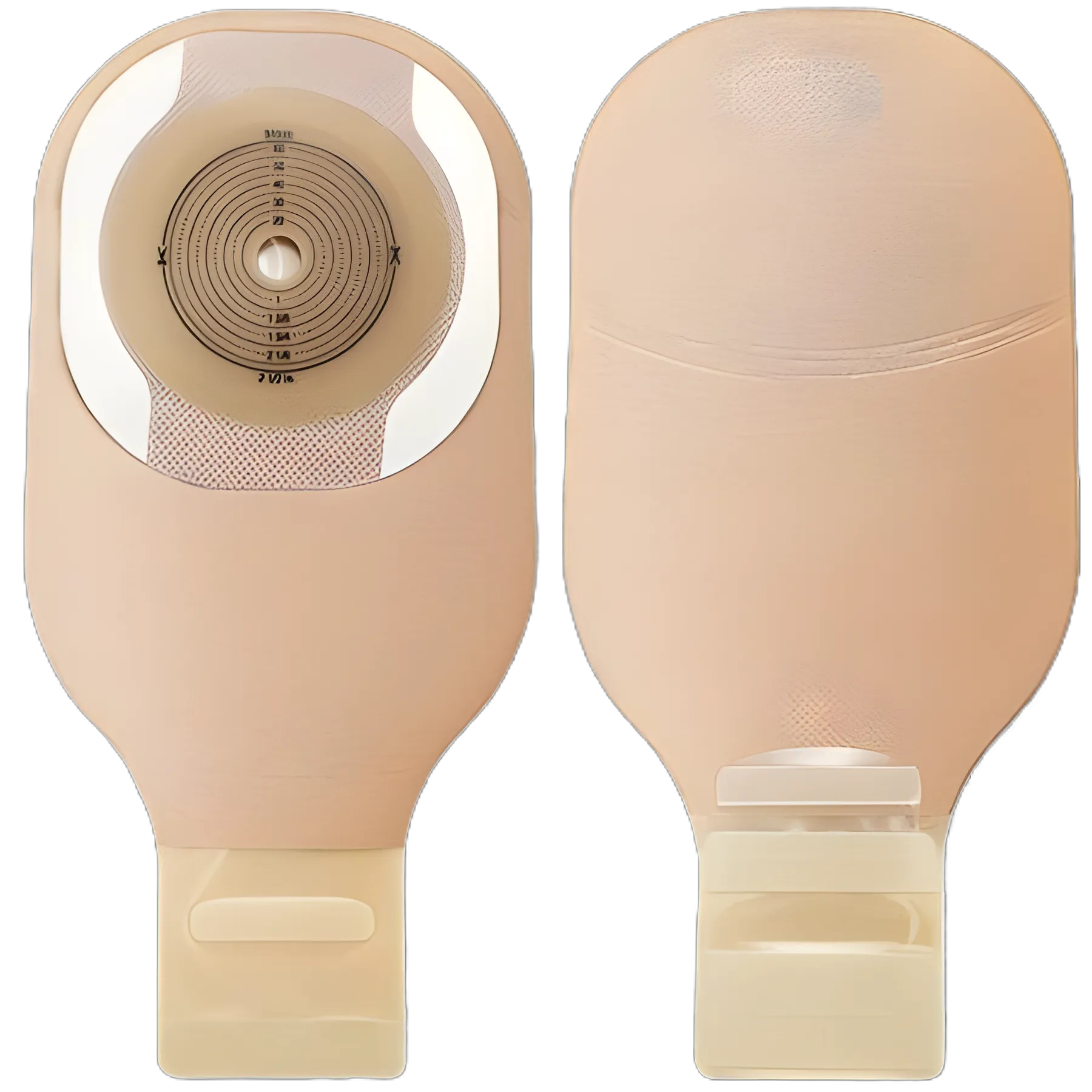 Premier™ One-Piece Ostomy Pouch 12 Inch Length Flat, Trim to Fit Drainable System