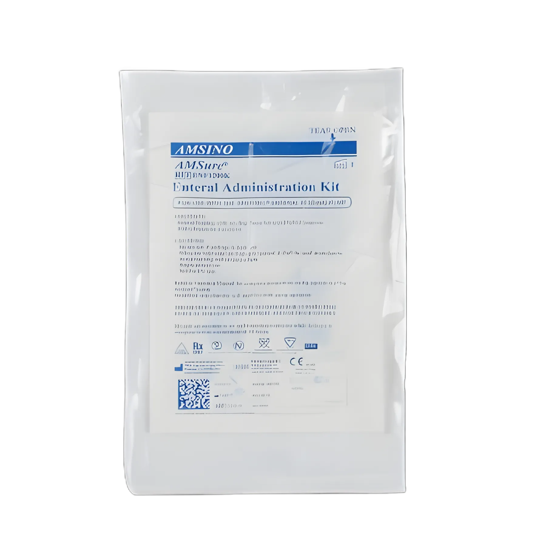 Enteral Feeding Pump Bag Set with ENFit® Connector AMSure® 1200 mL Polyvinyl NonSterile ENFit® Connector