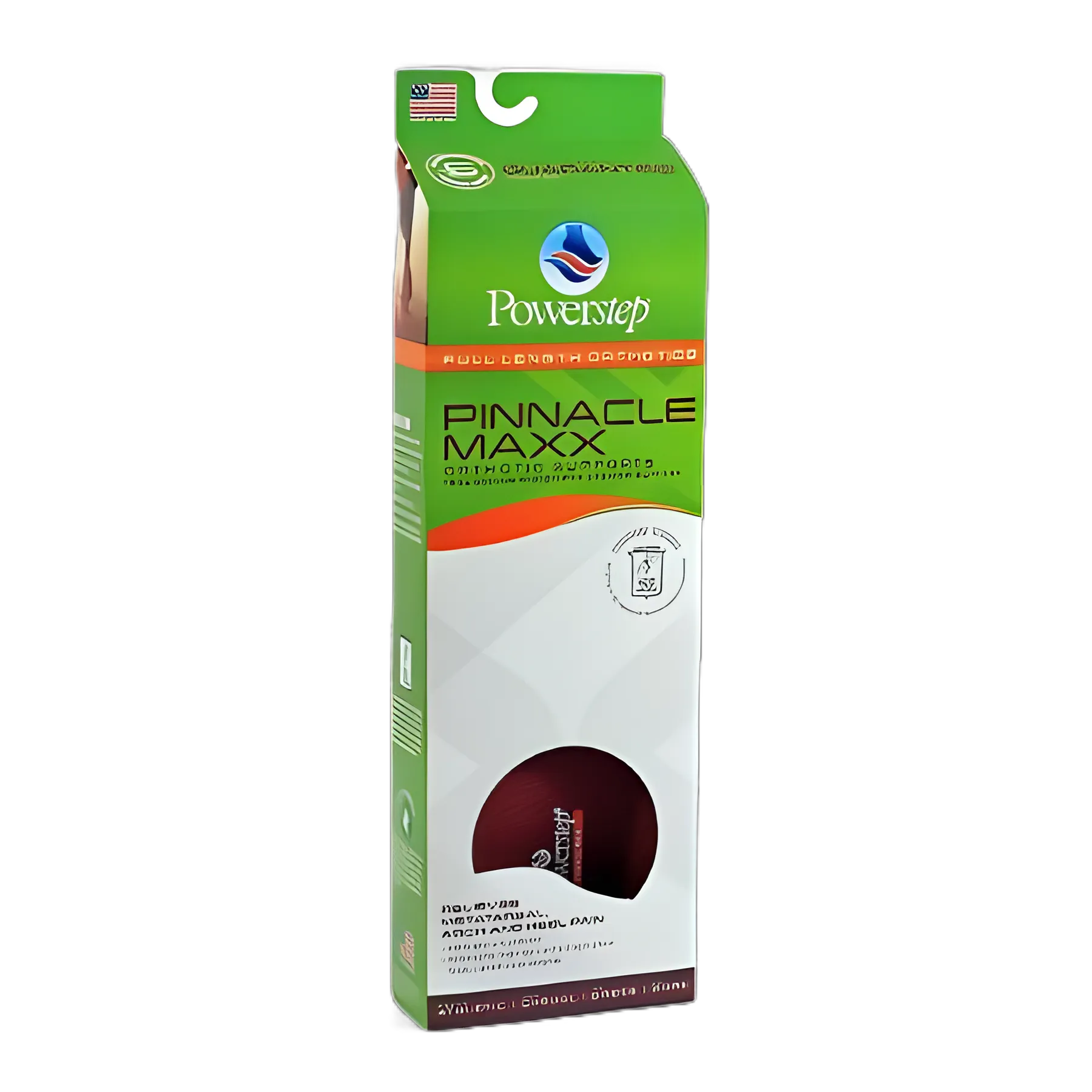 Powerstep Pinnacle Jr Orthotic Insoles - Arch & Heel Support