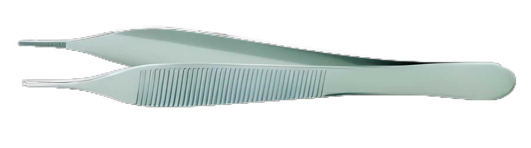 Dressing Forceps McKesson Argent™ Hudson-Ewald 4-3/4 Inch Length Surgical Grade Stainless Steel NonSterile NonLocking Thumb Handle Straight Serrated Tips