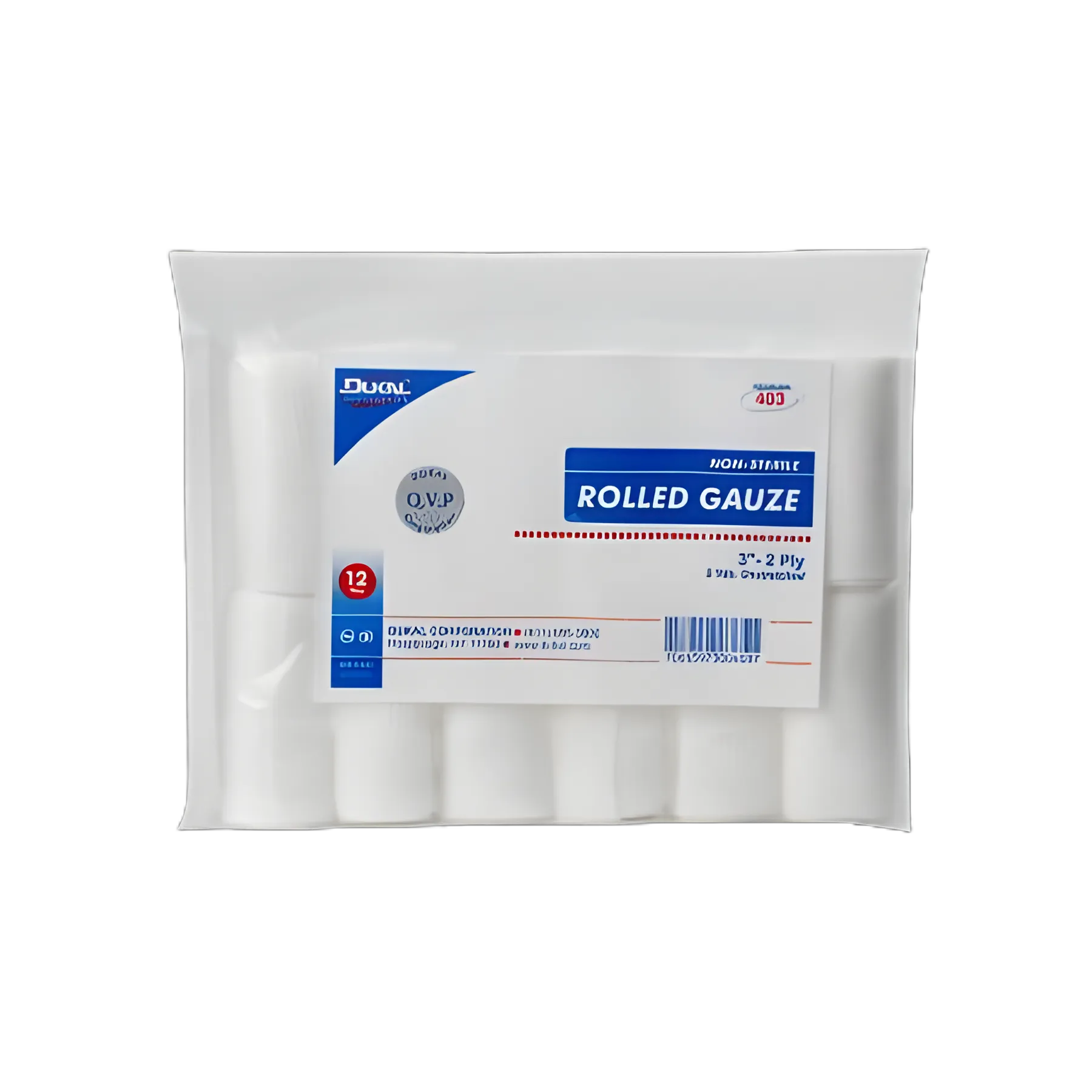 Conforming Bandage Dukal™ 3 Inch X 5 Yard 12 per Pack NonSterile 2-Ply Roll Shape