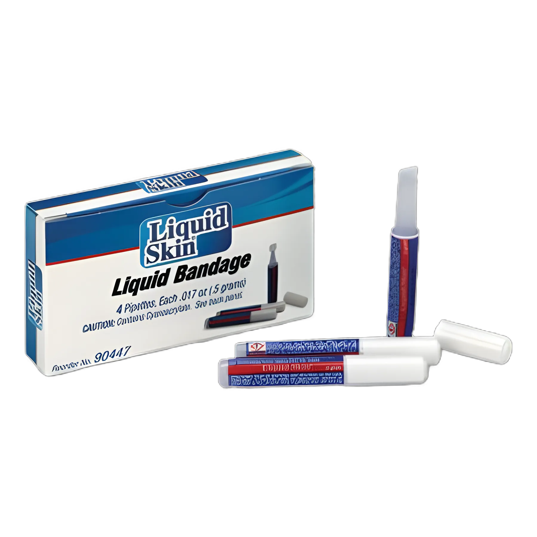 Liquid Bandage, 0.017 oz Pipette, 4/Box