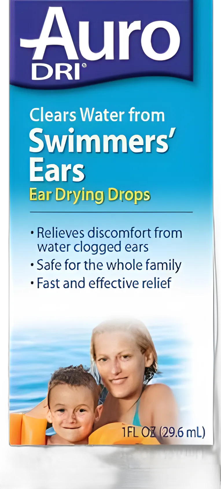 Ear Drying Aid Auro-Dri® 1 oz. Otic Drops 95% Strength Isopropyl Alcohol