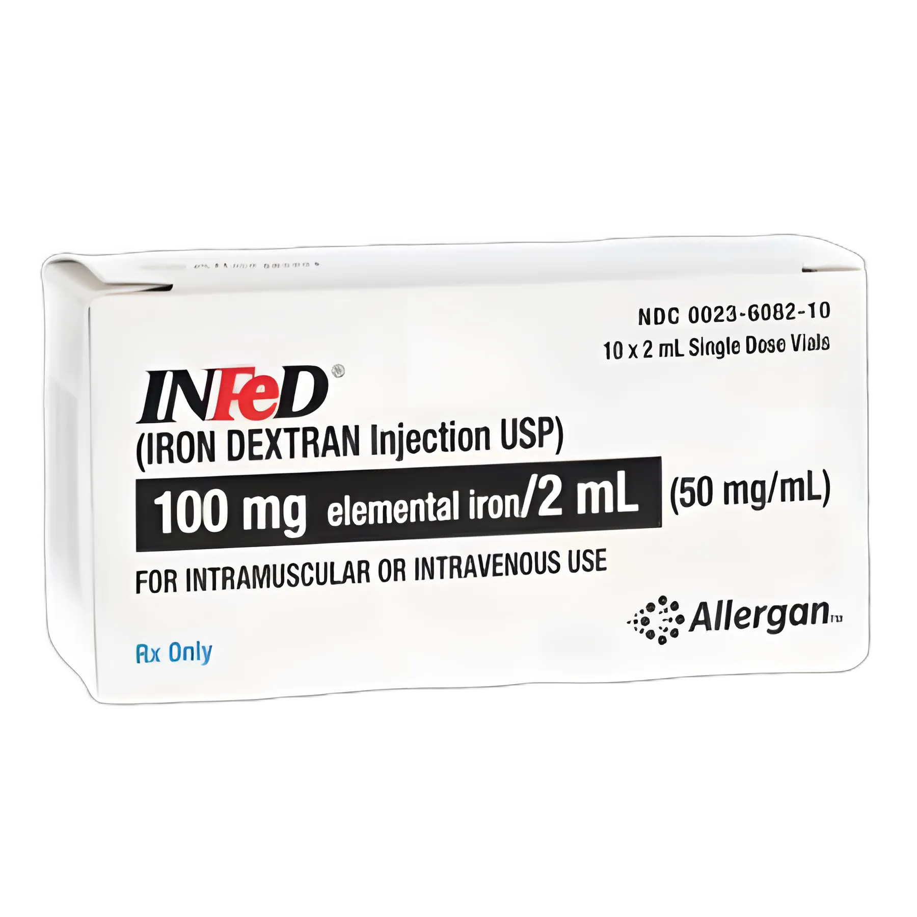 INFeD Iron Dextran 50 mg/mL Injection - Anemia Treatment