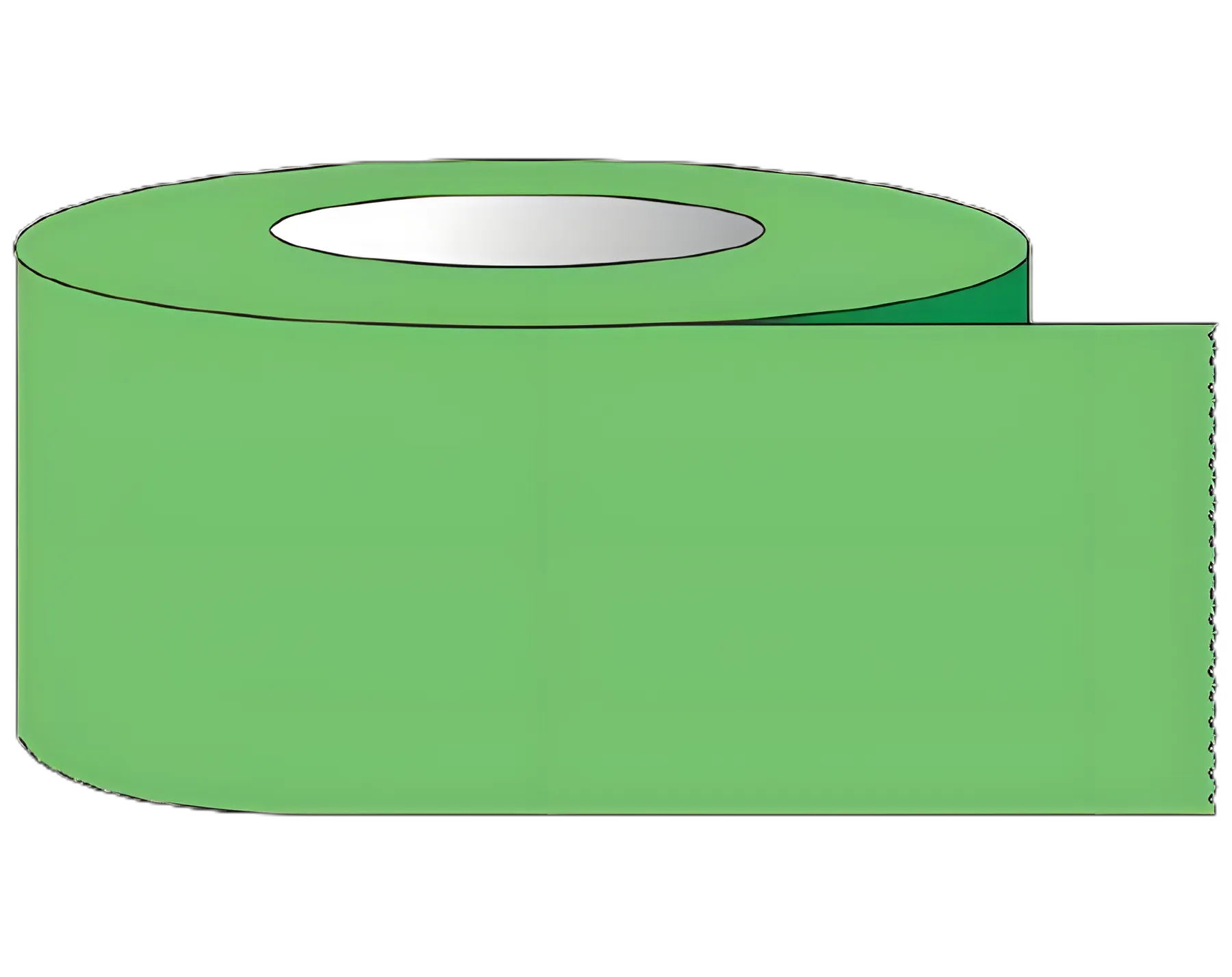 Shamrock Multipurpose Label Tape Green 3/4 x 60 Inch for Medical & Laboratory Use