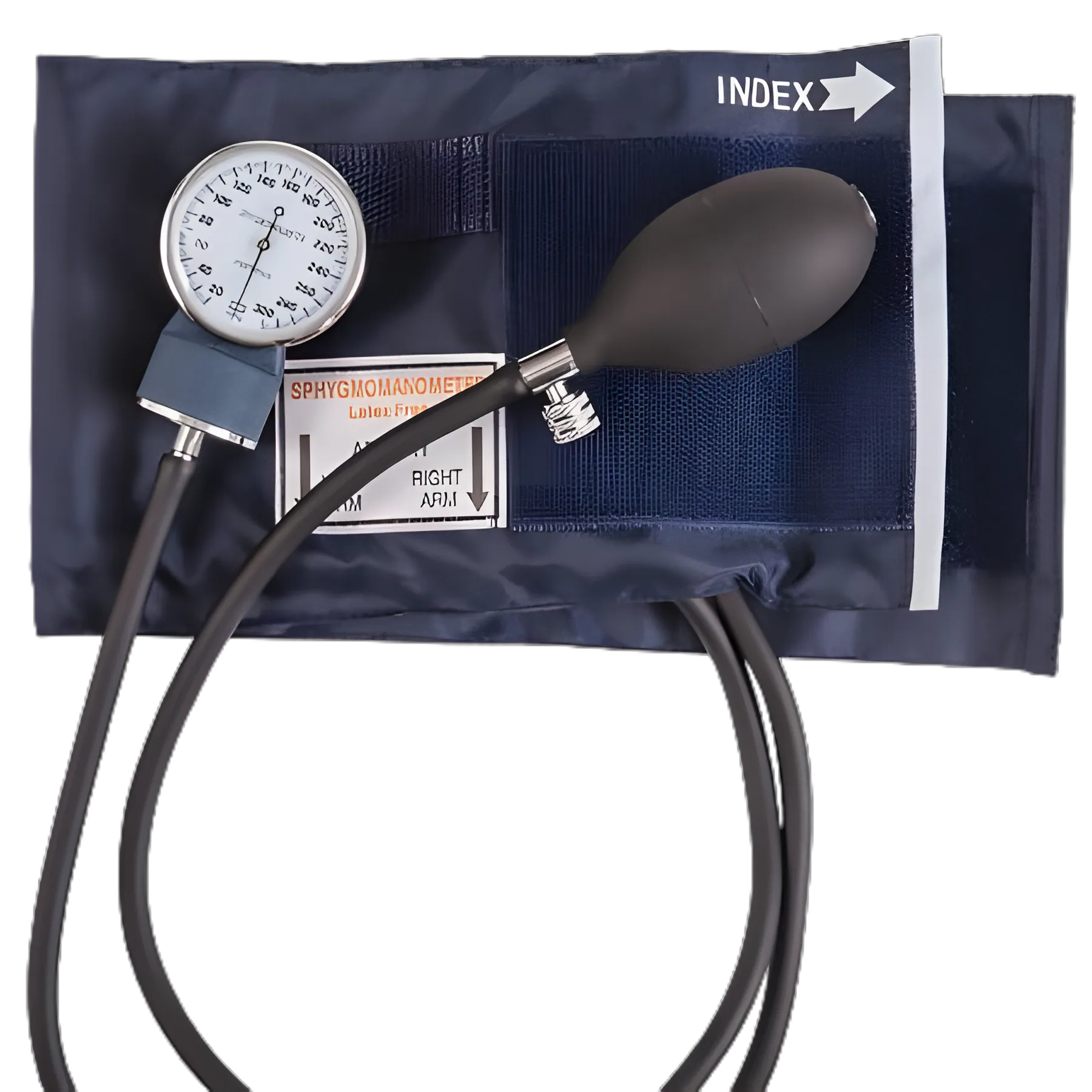 Aneroid Sphygmomanometer Unit MABIS® Adult Cuff Nylon Cuff 28 - 42 cm Pocket Aneroid