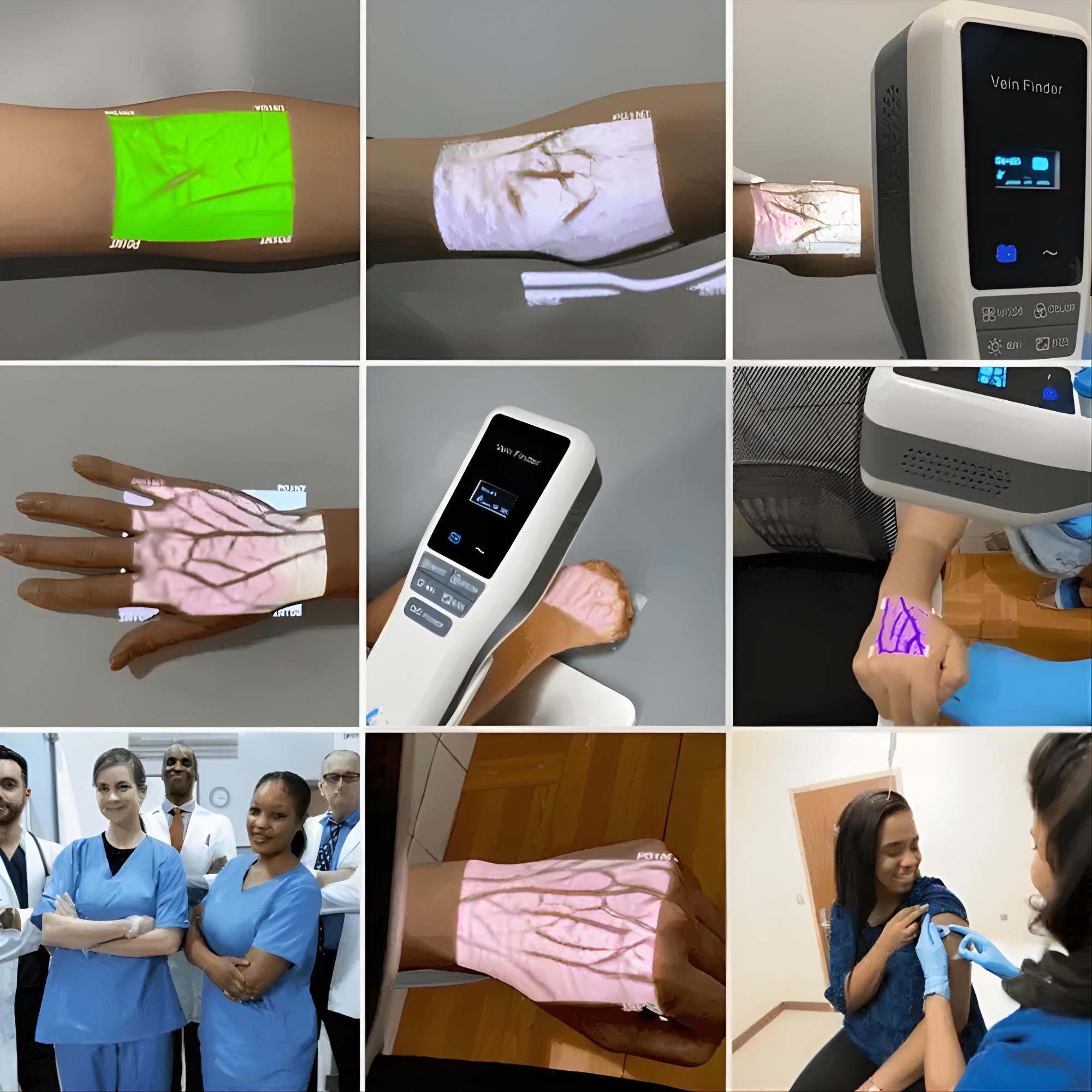 Lite 2.0 + Stand, Handheld Portable Infrared Vein Finder with Desktop Stand, 1/EA