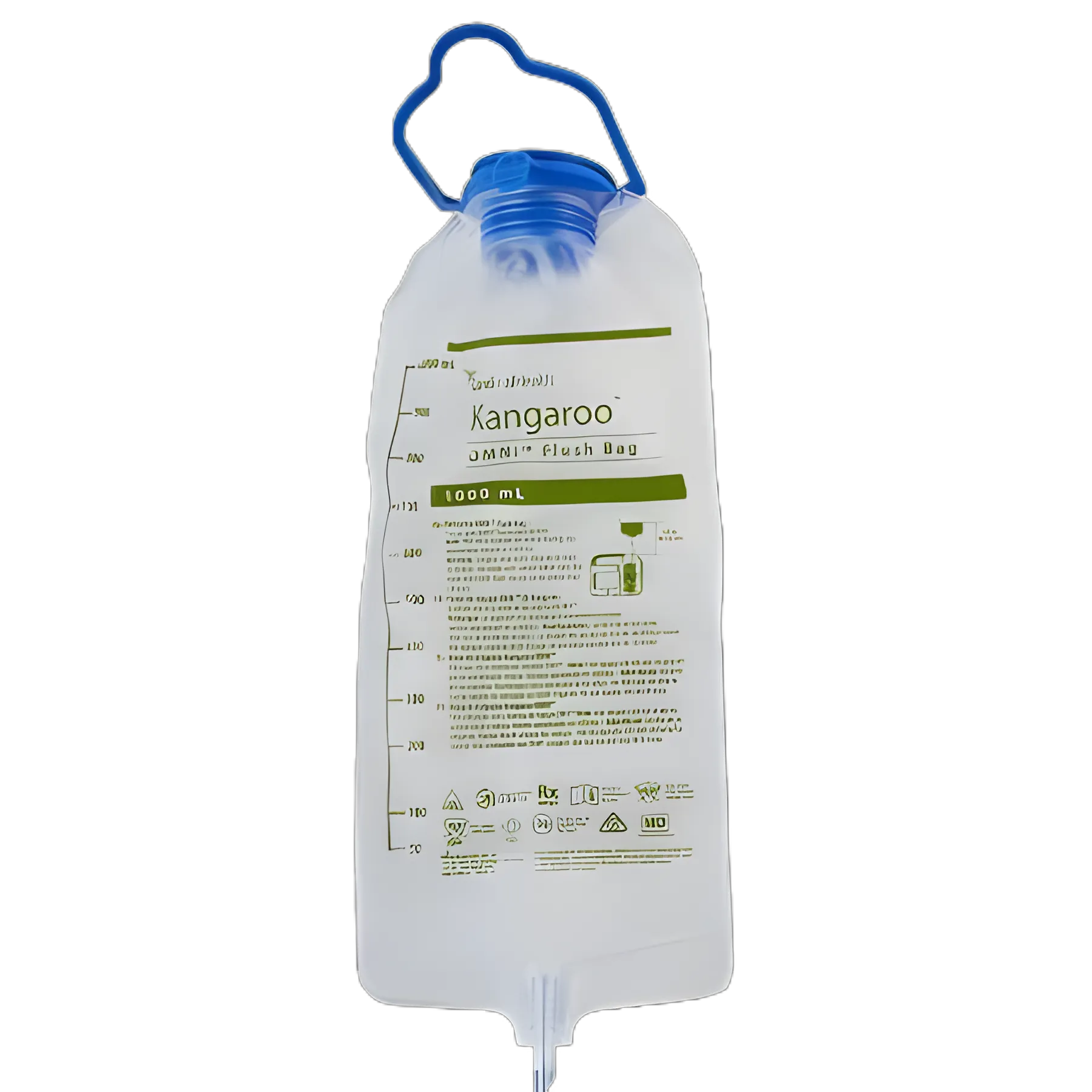 Enteral Feeding Pump Flush Bag Set Kangaroo OMNI™ 1000 mL NonSterile