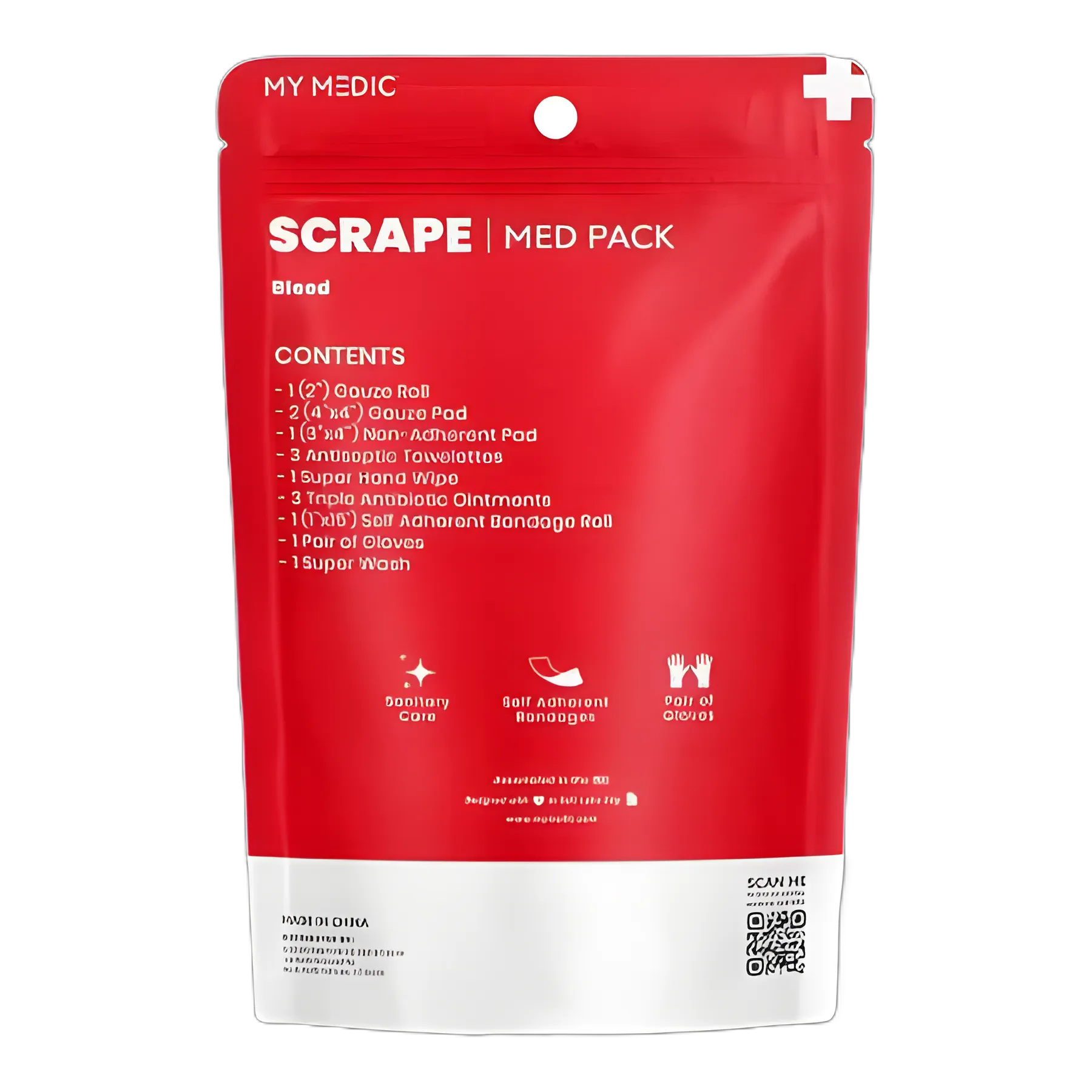 First Aid Medical Pack My Medic™ MED PACKS Scrape Pouch